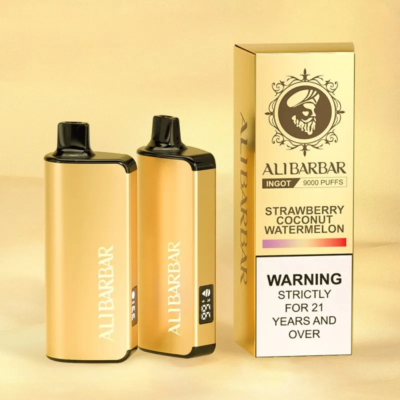 Alibarbar 9000 Puffs Disposable Vape 1 Box (1 Box= 10 Pcs) - Image 2